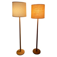 Scandinavian Modern Floor Lamp, Teak, Oak