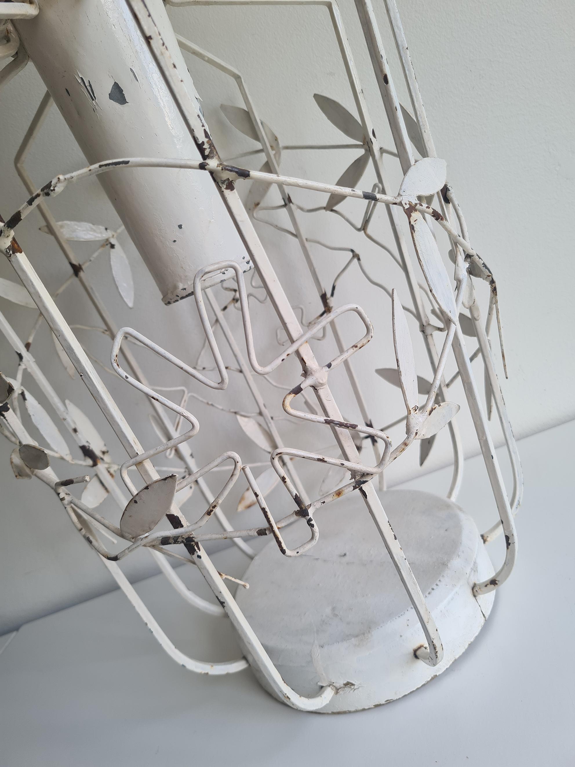 Metal Scandinavian Modern Floor Vase, Sweden, circa 1930-1940s For Sale