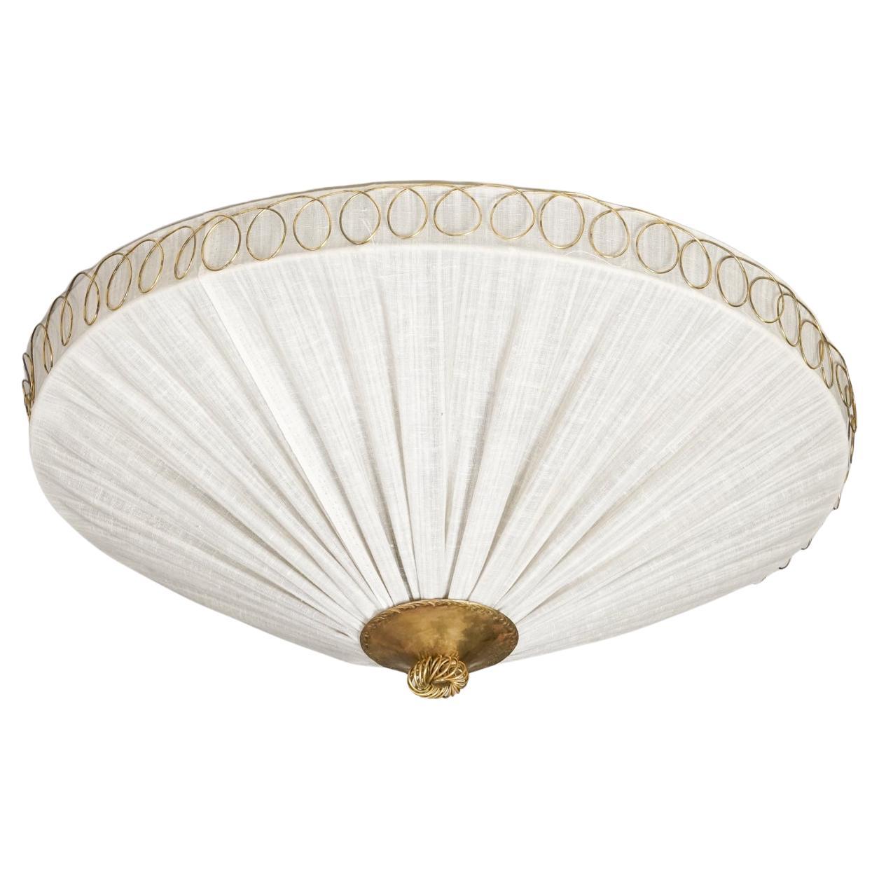 Scandinavian Modern Flush Mount, Finland, 1940/1950s For Sale