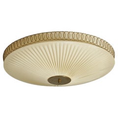 Scandinavian Modern Flush Mount, Finland, 1950s