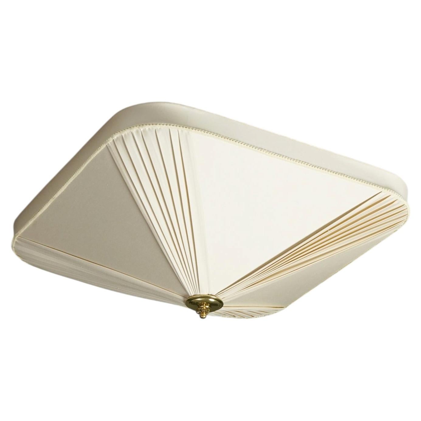 Scandinavian Modern Flush Mount, Itsu, 1950s For Sale