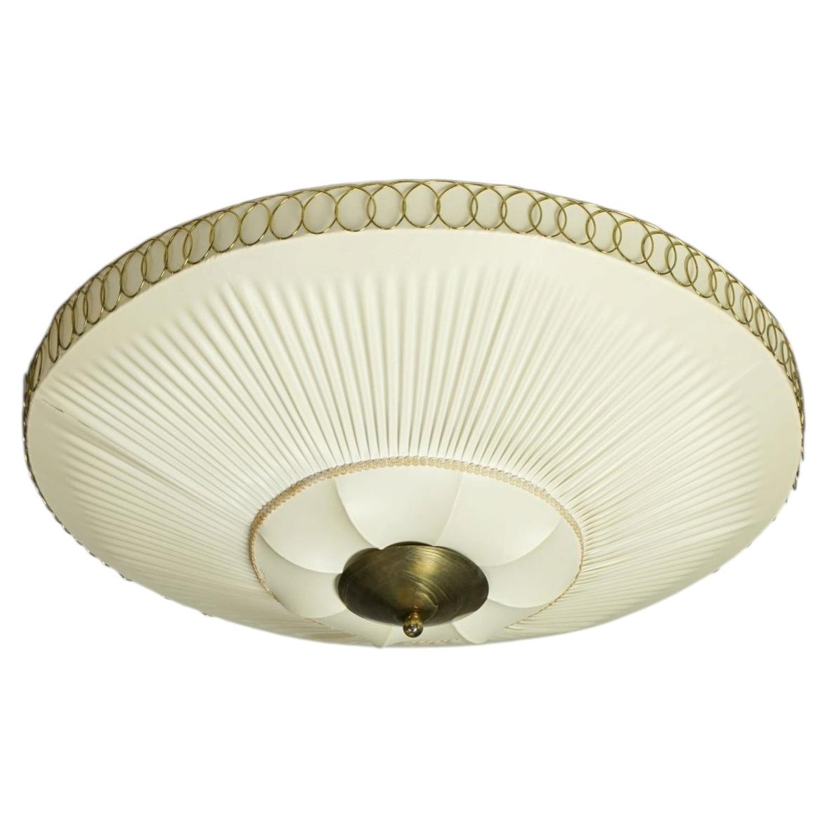 Scandinavian Modern Flush Mount, Saariston Valaisin, Finland, 1950s