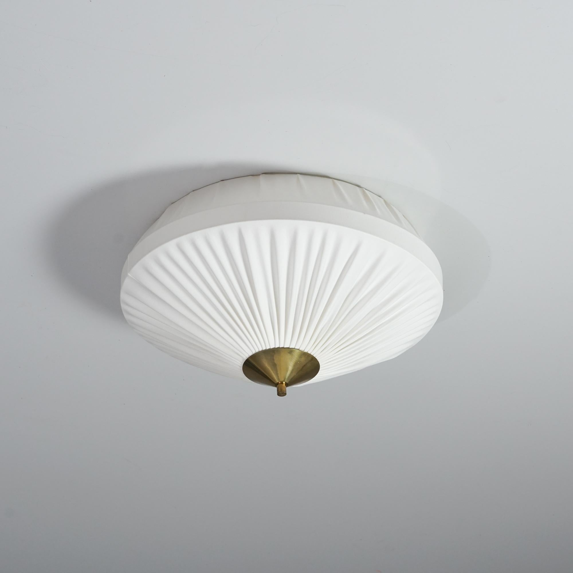 Finnish Scandinavian Modern Flush Mount, Valinte Oy, 1960s For Sale