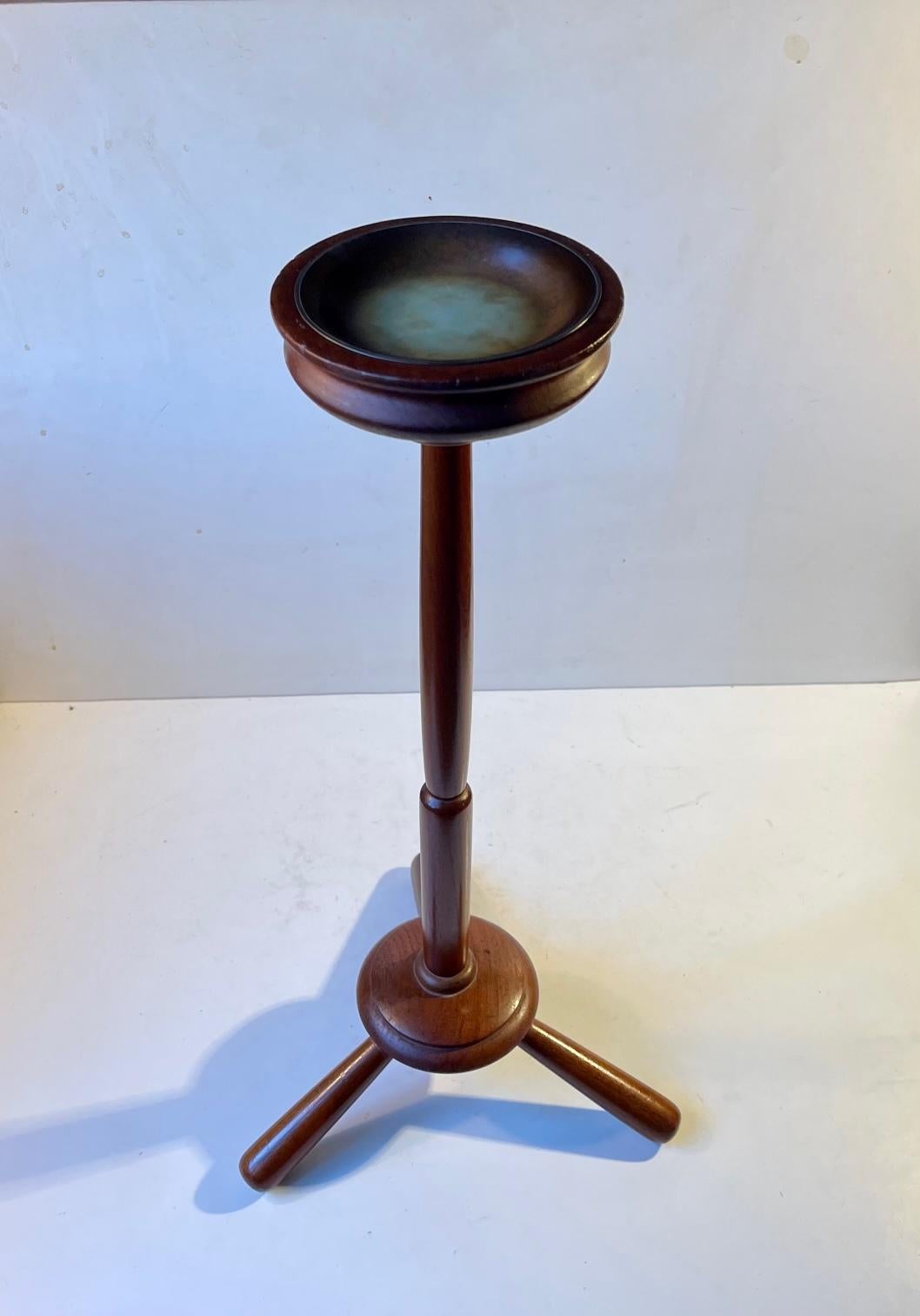 wooden ashtray stand