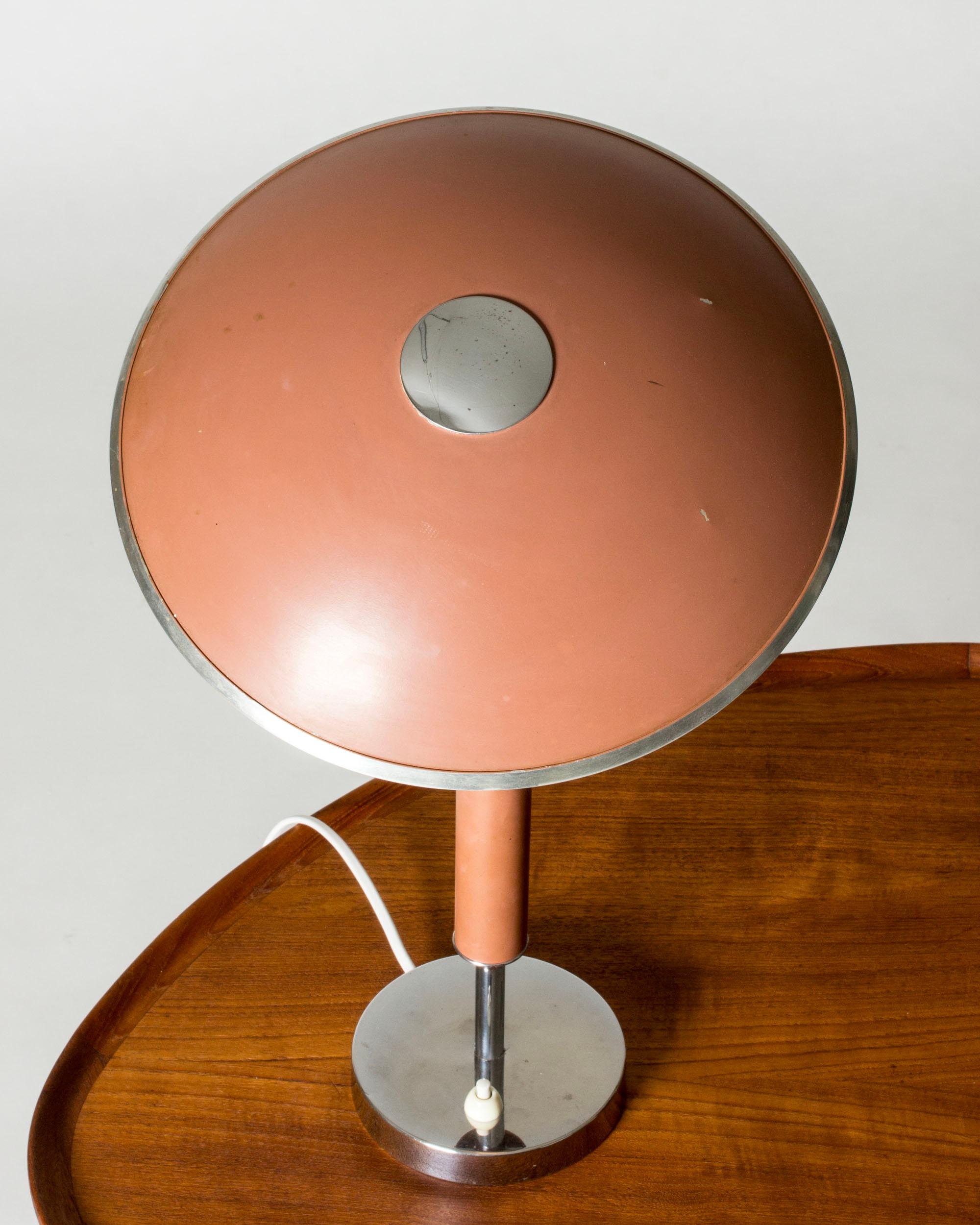 Scandinavian Modern Functionalist Table Lamp from Boréns, Sweden, 1930s In Good Condition For Sale In Stockholm, SE