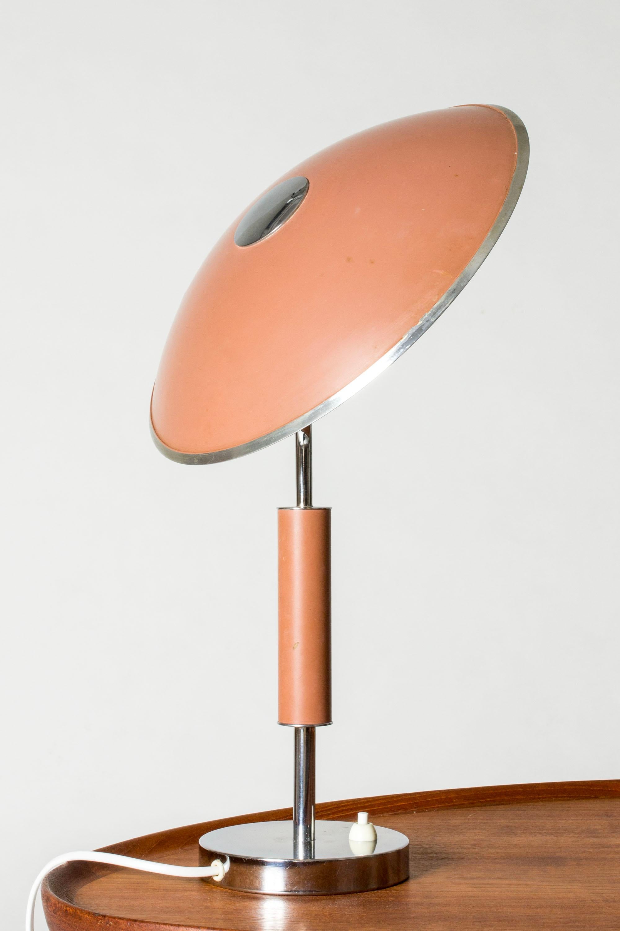 Scandinavian Modern Functionalist Table Lamp from Boréns, Sweden, 1930s For Sale 1