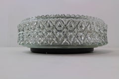 Scandinavian Modern Glashütte Limburg Ceiling Lamp & Mirror, Helena Tynell, 1960