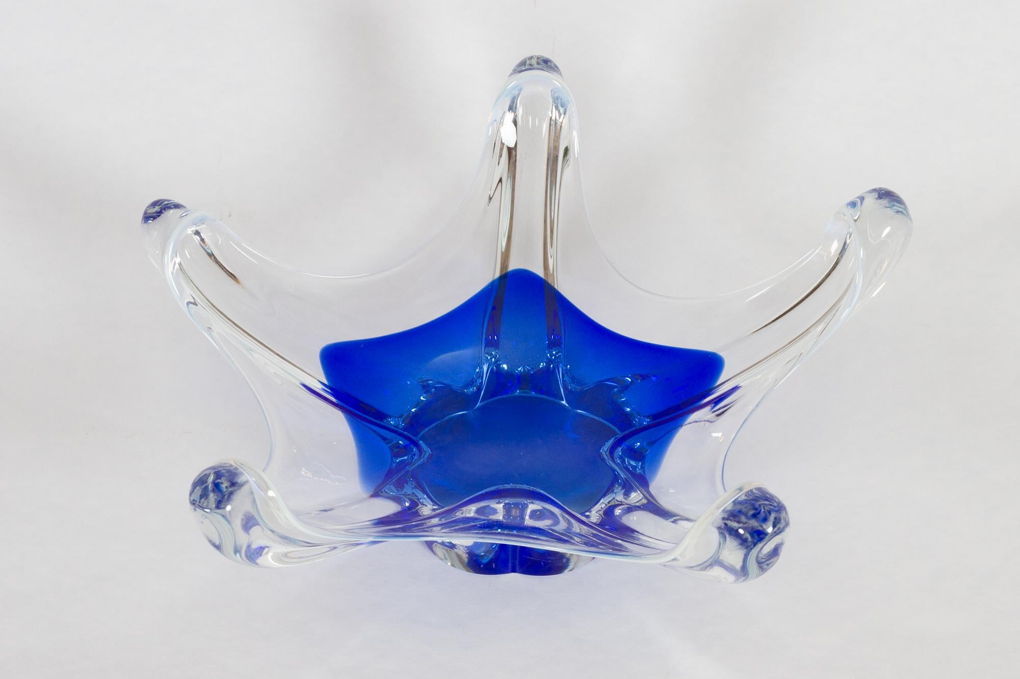 Mid-20th Century Scandinavian Modern Glass Bowl, 1950s For Sale
