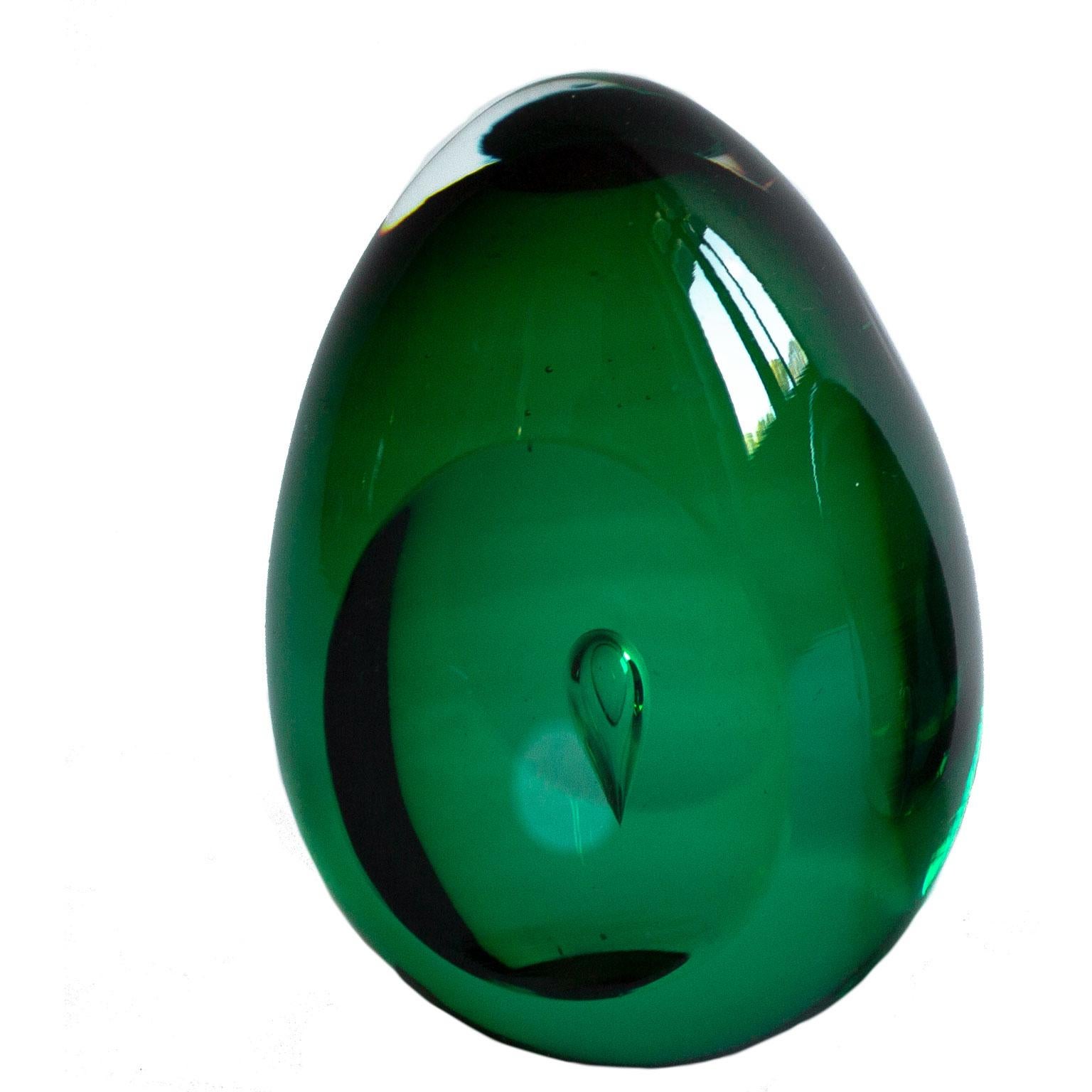 Scandinavian Modern Glass Sculpture by Swedish Designer Mona Morales-Schildt In Good Condition For Sale In Stockholm, SE