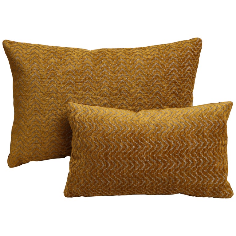Scandinavian Modern Gold Rectangular Pillows For Sale at 1stDibs