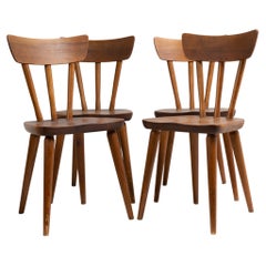 Chaises en pin scandinave moderne Göran Malmvall Svensk Fur