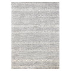 Tappeto The Modern Scandinavian in lana striata grigia 9'x12'4'' Circa 2020