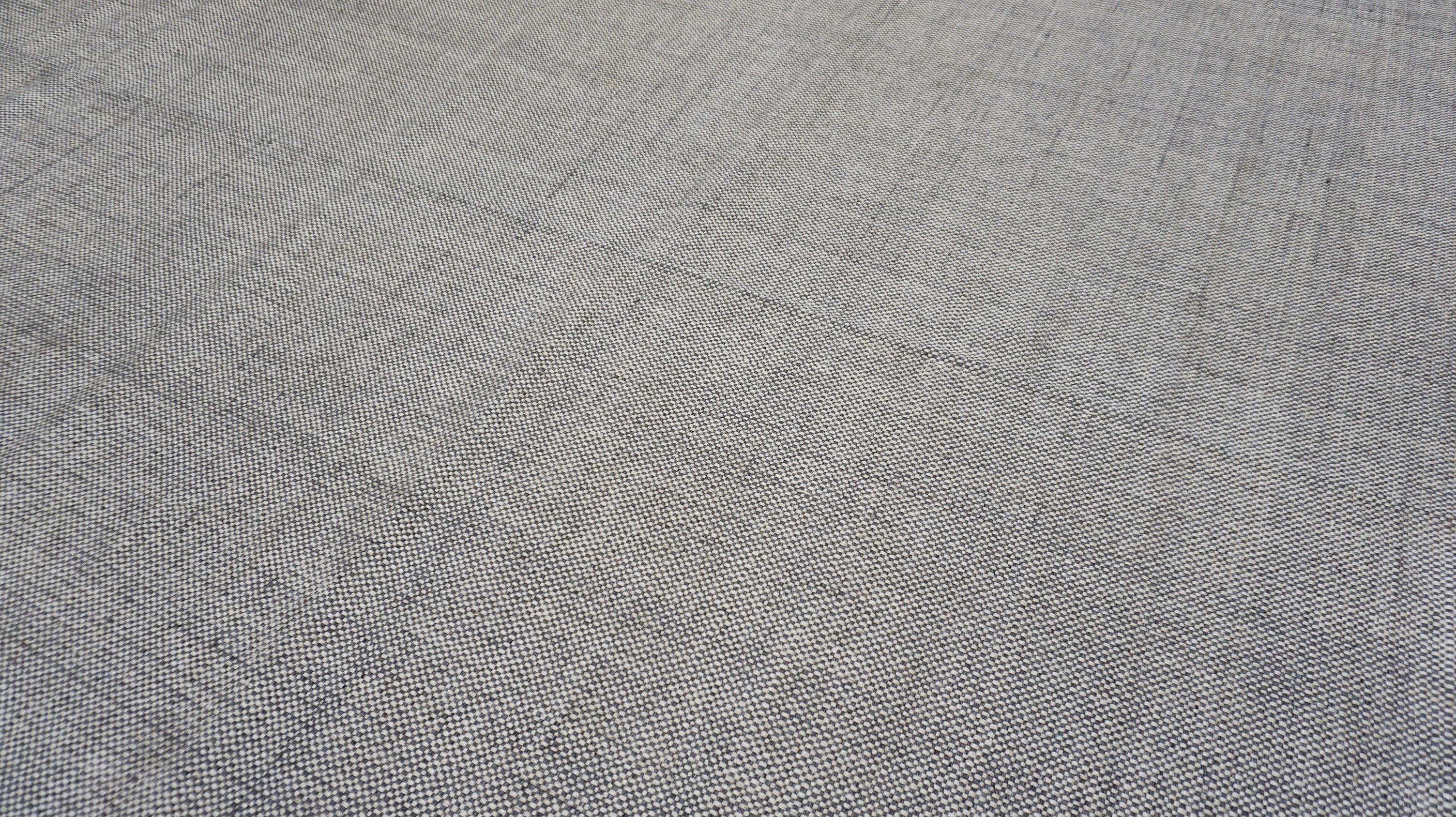Kilim escandinavo moderno de lana de color gris 9'6''x14'4'' en Nuevo estado para la venta en Torrance, CA
