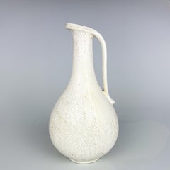 Skandinavische Moderne Gunnar Nylund Steingut Vase Krug Rörstrand ca 1955