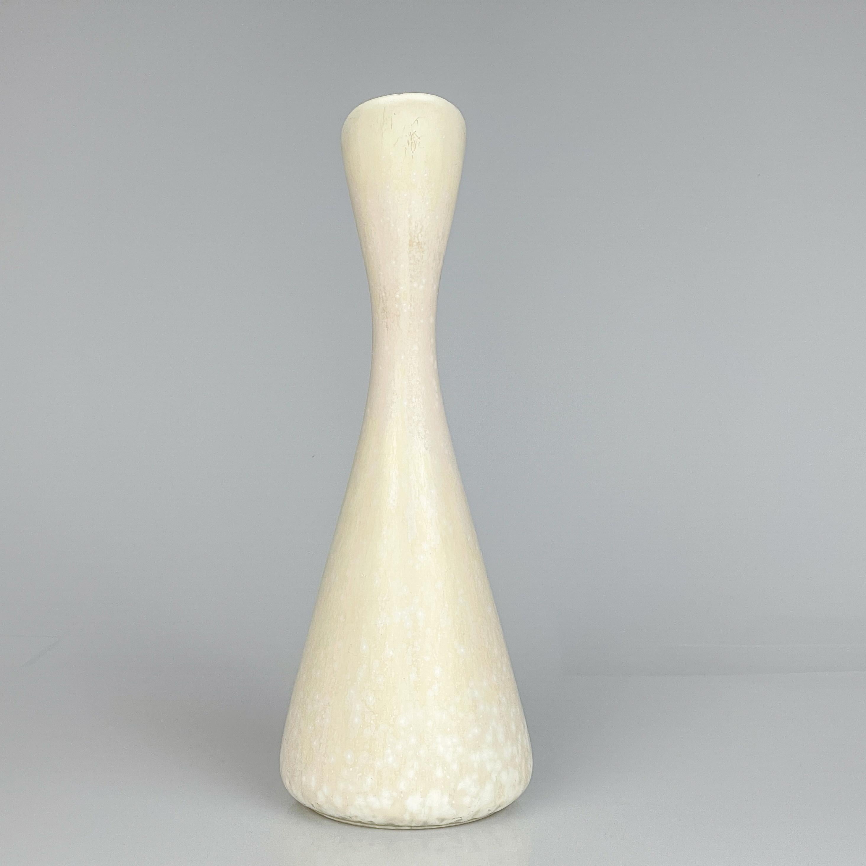 Fired Scandinavian Modern Gunnar Nylund Stoneware vase pitcher Rörstrand ca 1955 For Sale