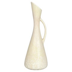 Used Scandinavian Modern Gunnar Nylund Stoneware vase pitcher Rörstrand ca 1955