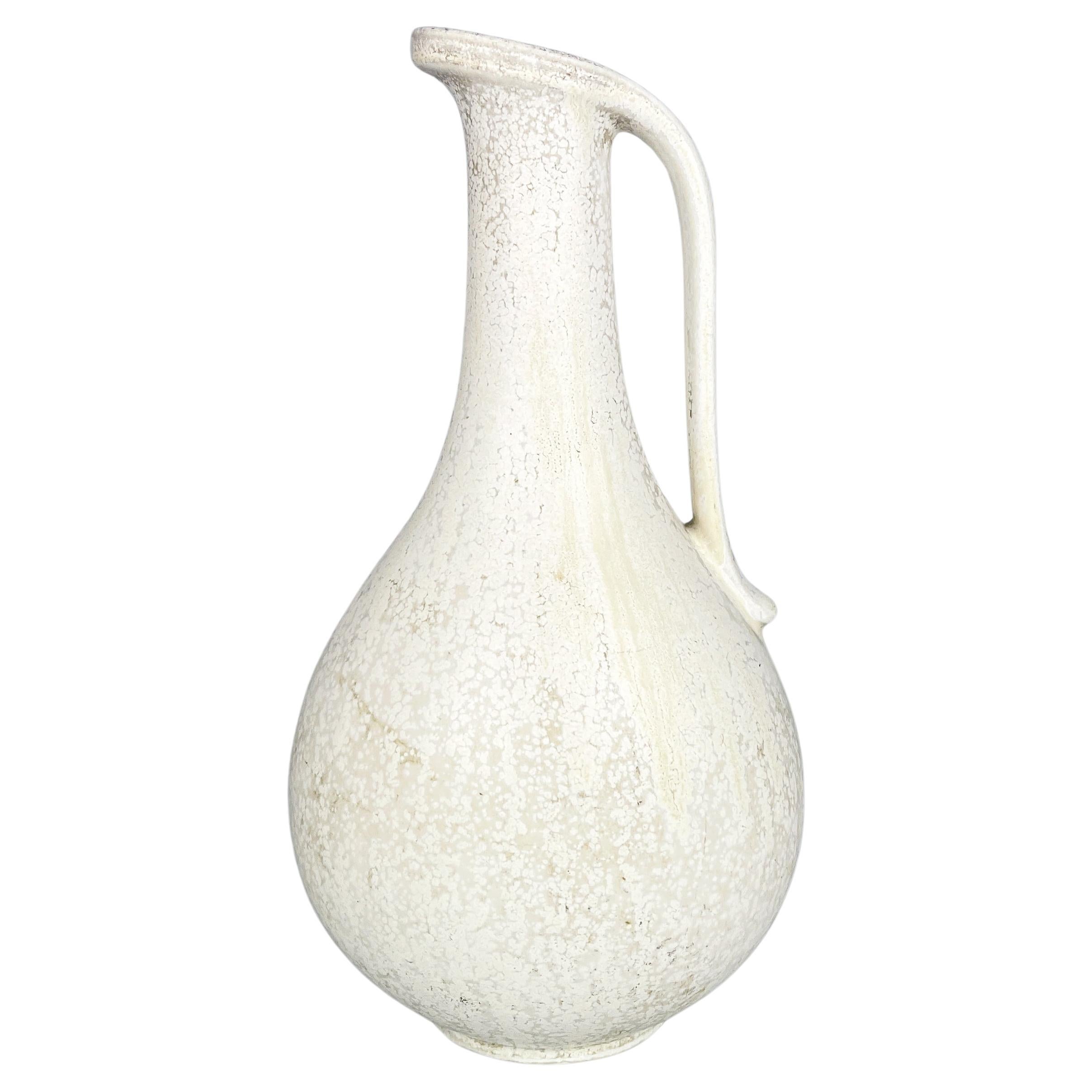 Scandinavian Modern Gunnar Nylund Stoneware vase pitcher Rörstrand ca 1955