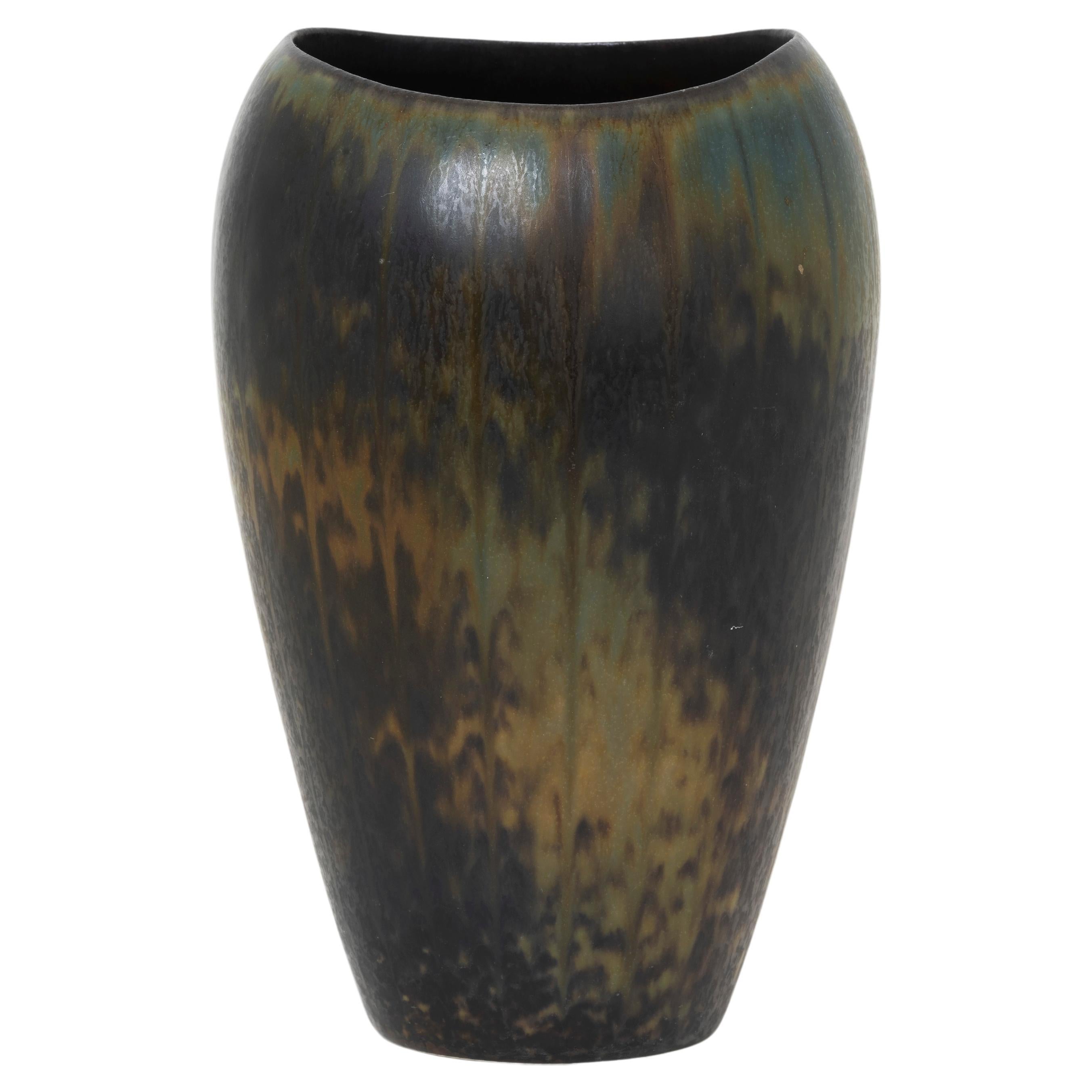 Scandinavian Modern Gunnar Nylund Vase, 1960's, stoneware For Sale