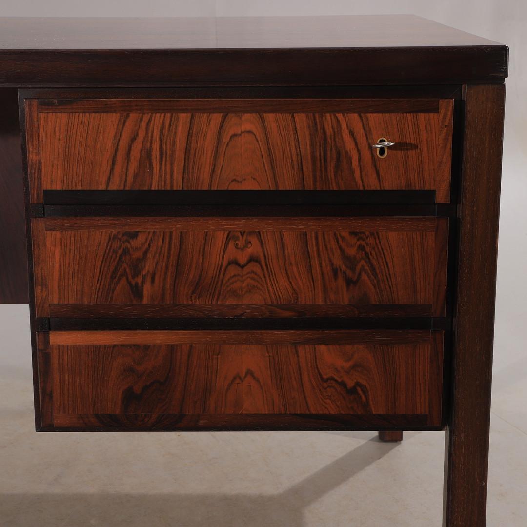 20th Century Scandinavian Modern Gunni Omann Rosewood Desk For Sale