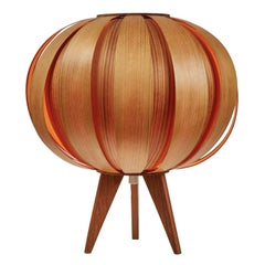 Skandinavische Moderne Hans-Agne Jakobsson Tischlampe aus Kiefernholz- Bugholz für AB Ellysett