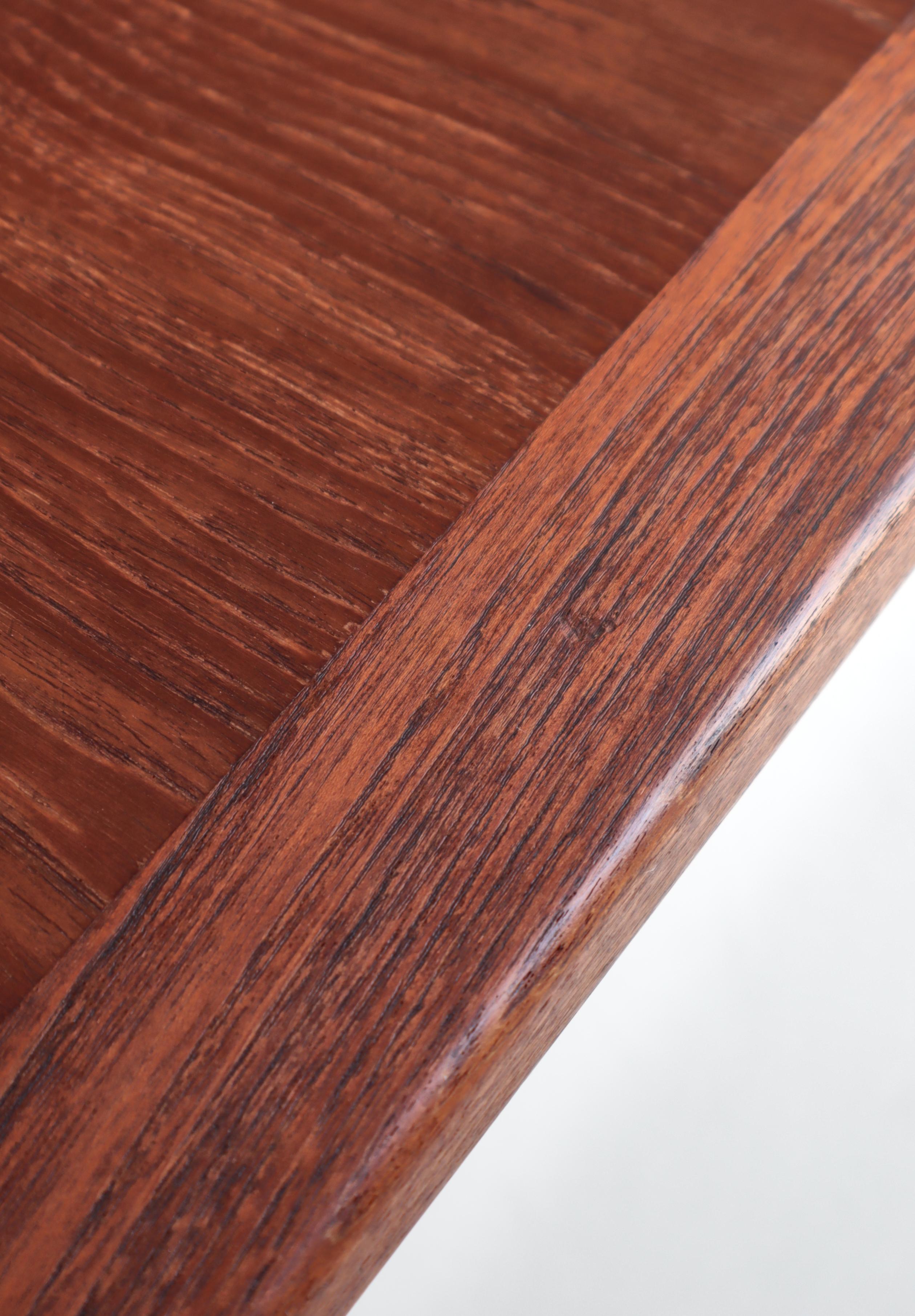 Scandinavian Modern Hans J. Wegner Teak & Oakwood Table Model 