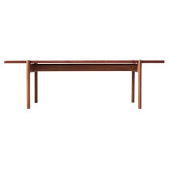 Scandinavian Modern Hans J. Wegner Teak & Oakwood Table Model "JH-575" , 1950s