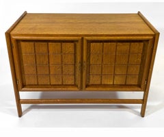 Scandinavian Modern Henning Kjærnulf Style Oak Cabinet