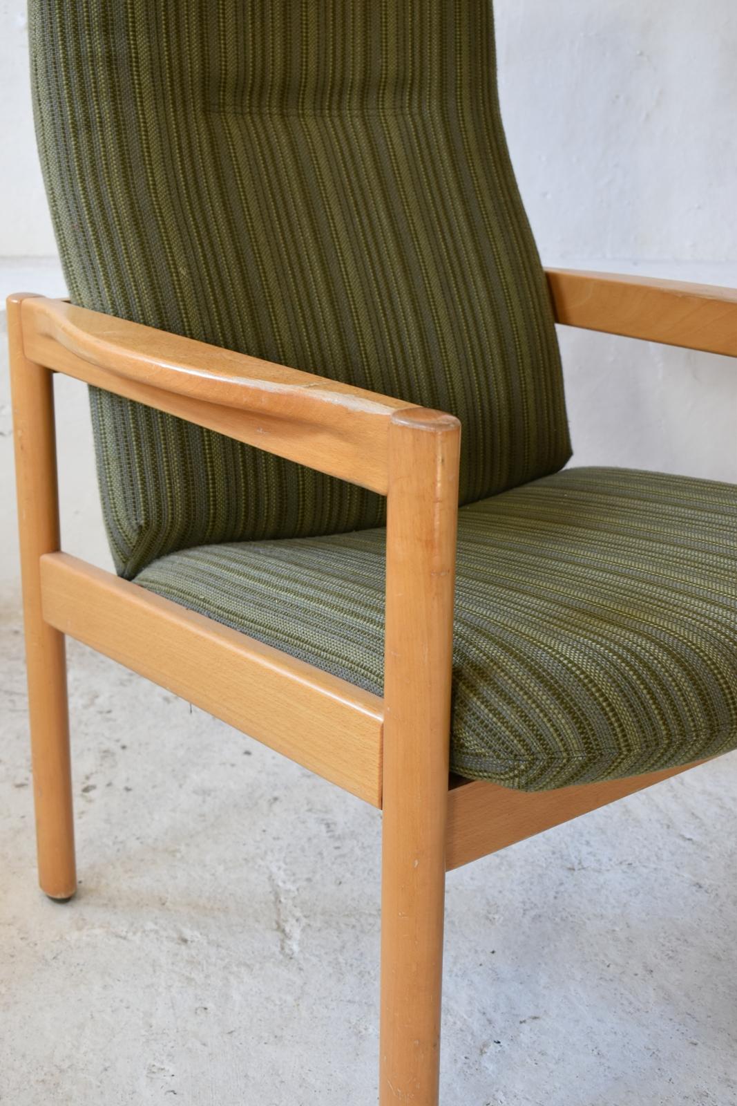 The Modern Scandinavian High-Back  Fauteuil 1970 en vente 2