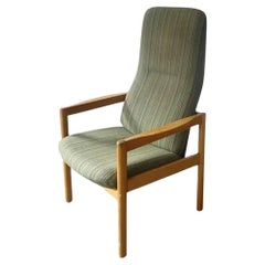 Scandinavian Modern High-Back  Armchair 1970s