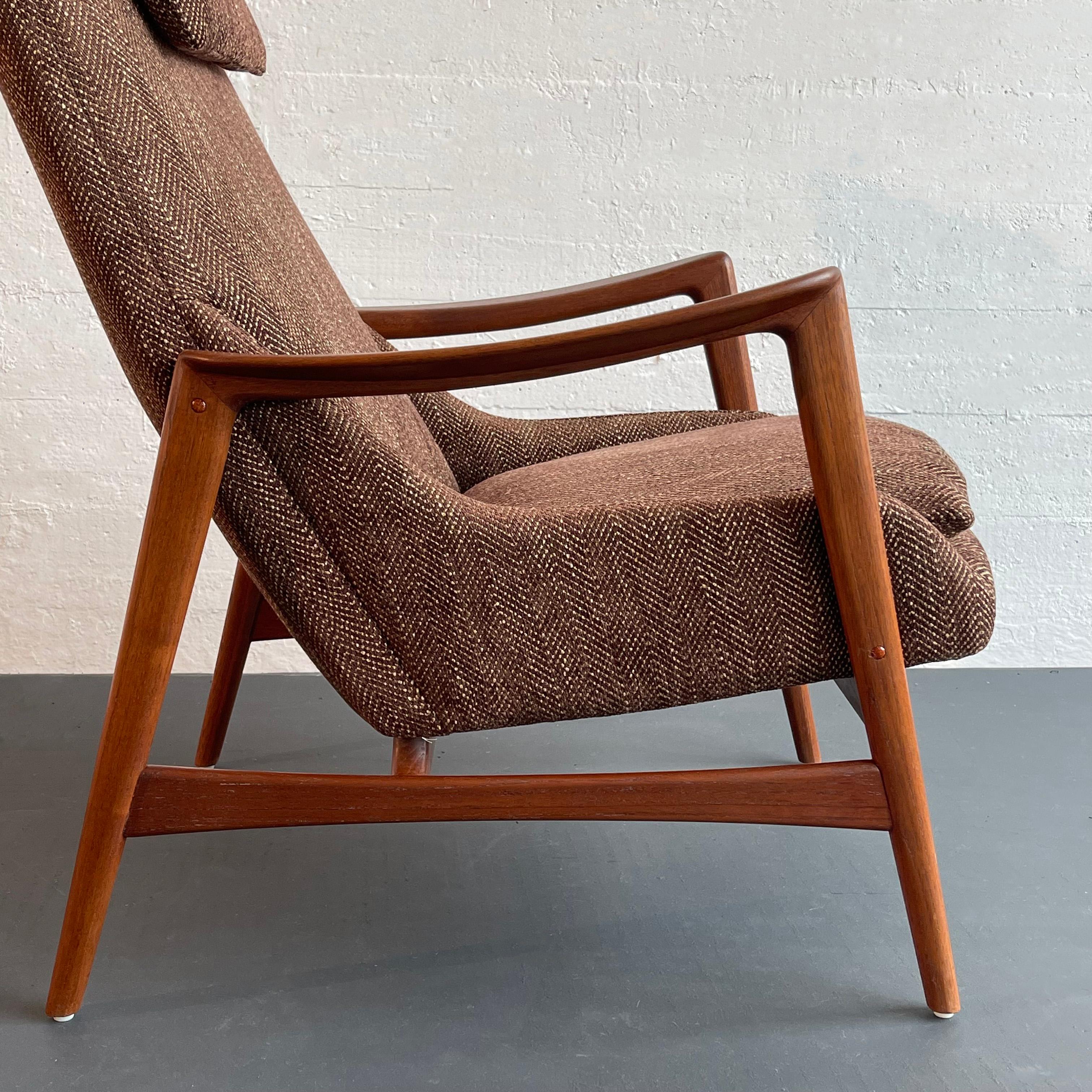 20th Century Scandinavian Modern High-Back Armchair By Folke Ohlsson For DUX