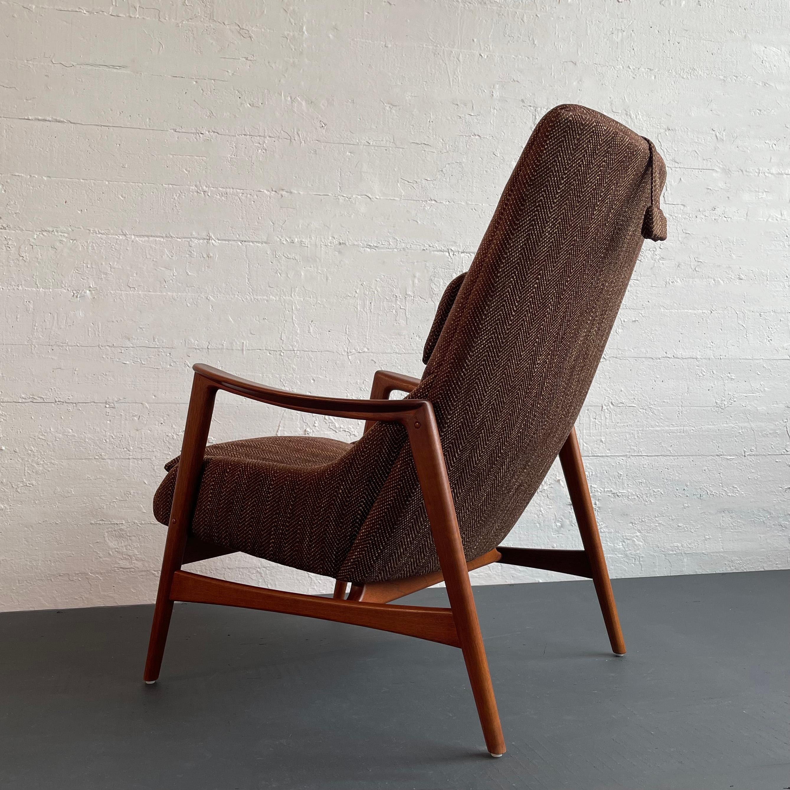 Scandinavian Modern High-Back Armchair By Folke Ohlsson For DUX 1