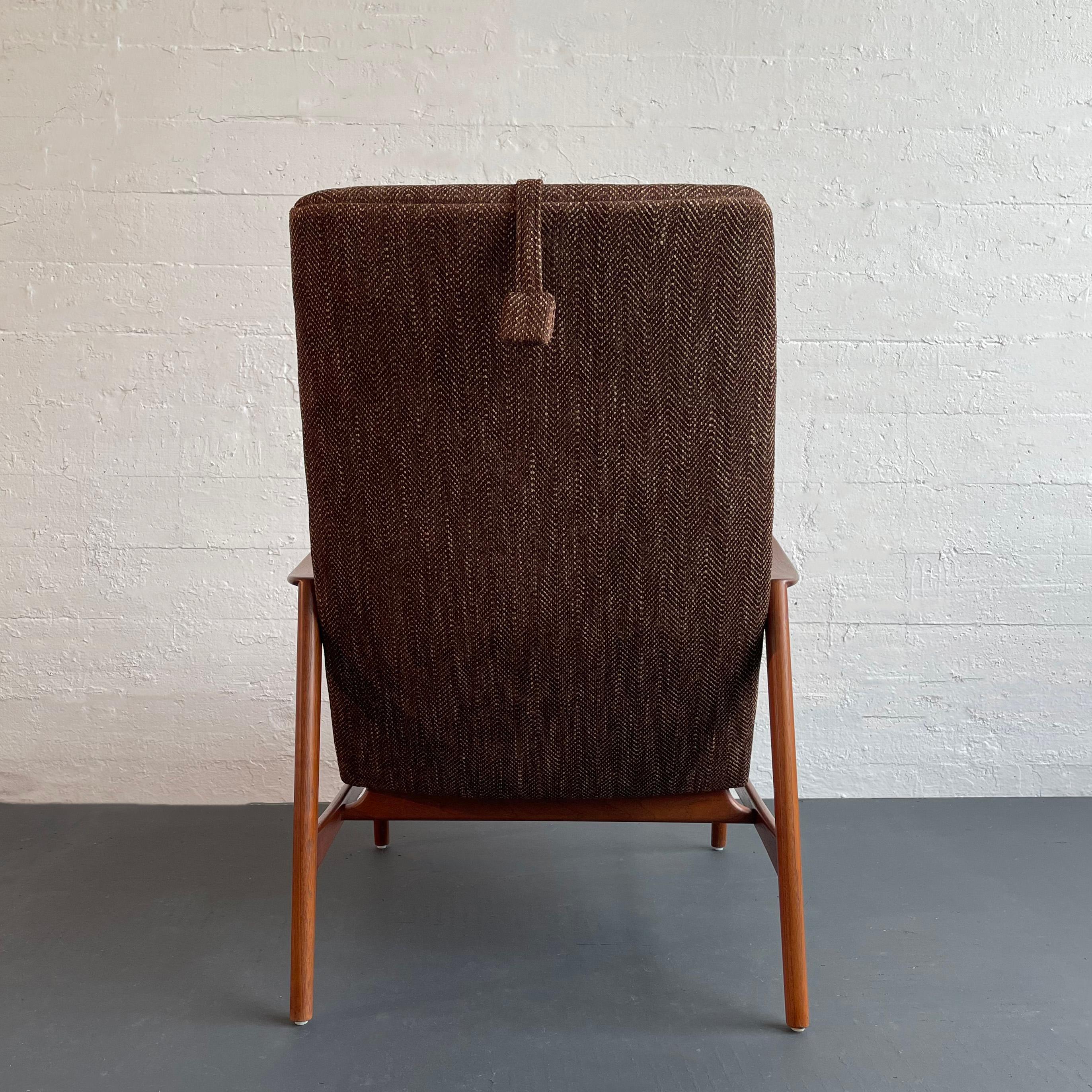 Scandinavian Modern High-Back Armchair By Folke Ohlsson For DUX 2