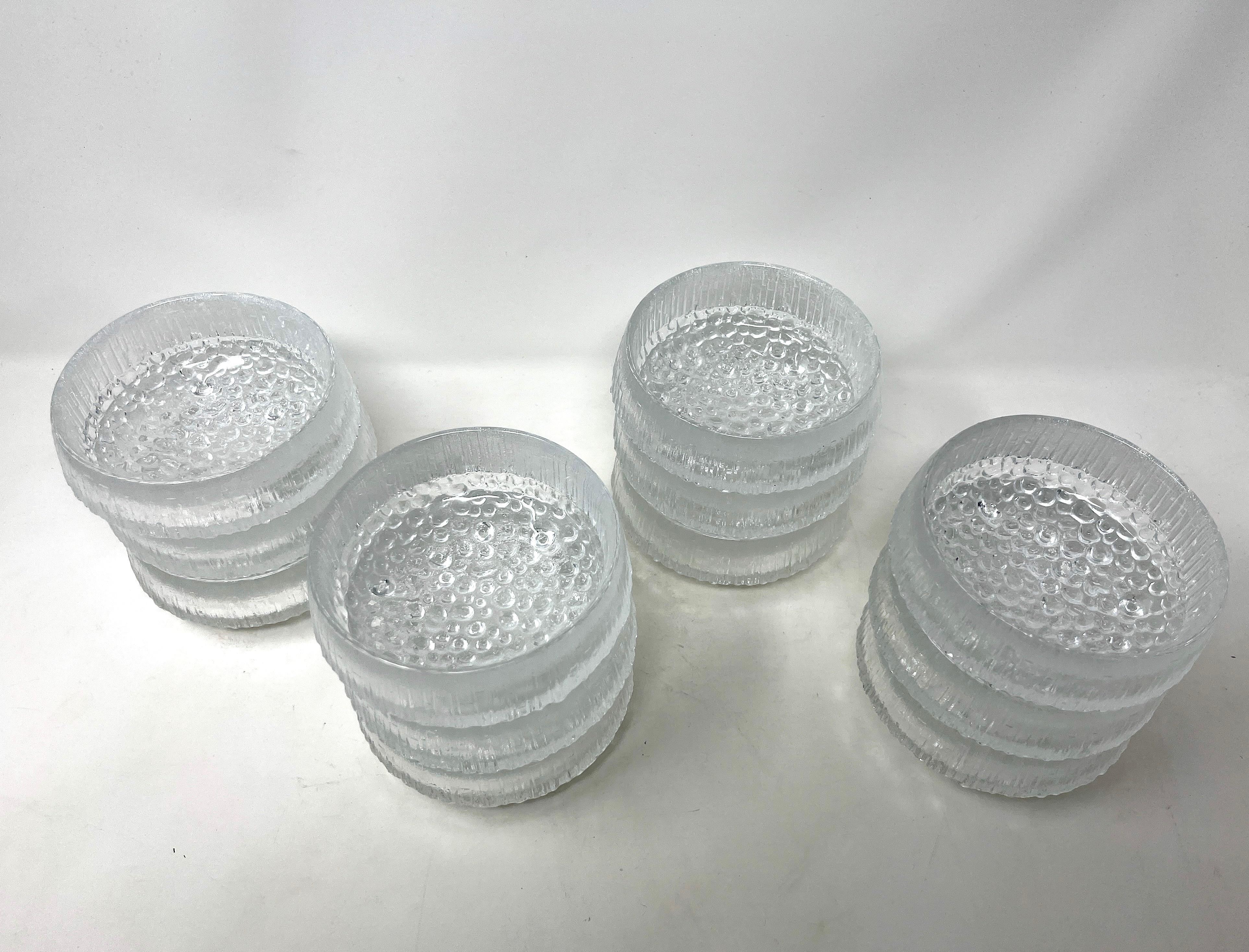 Juego de 12 fruteros escandinavos modernos IIttala de Tapio Wirkkala Finlandés en venta