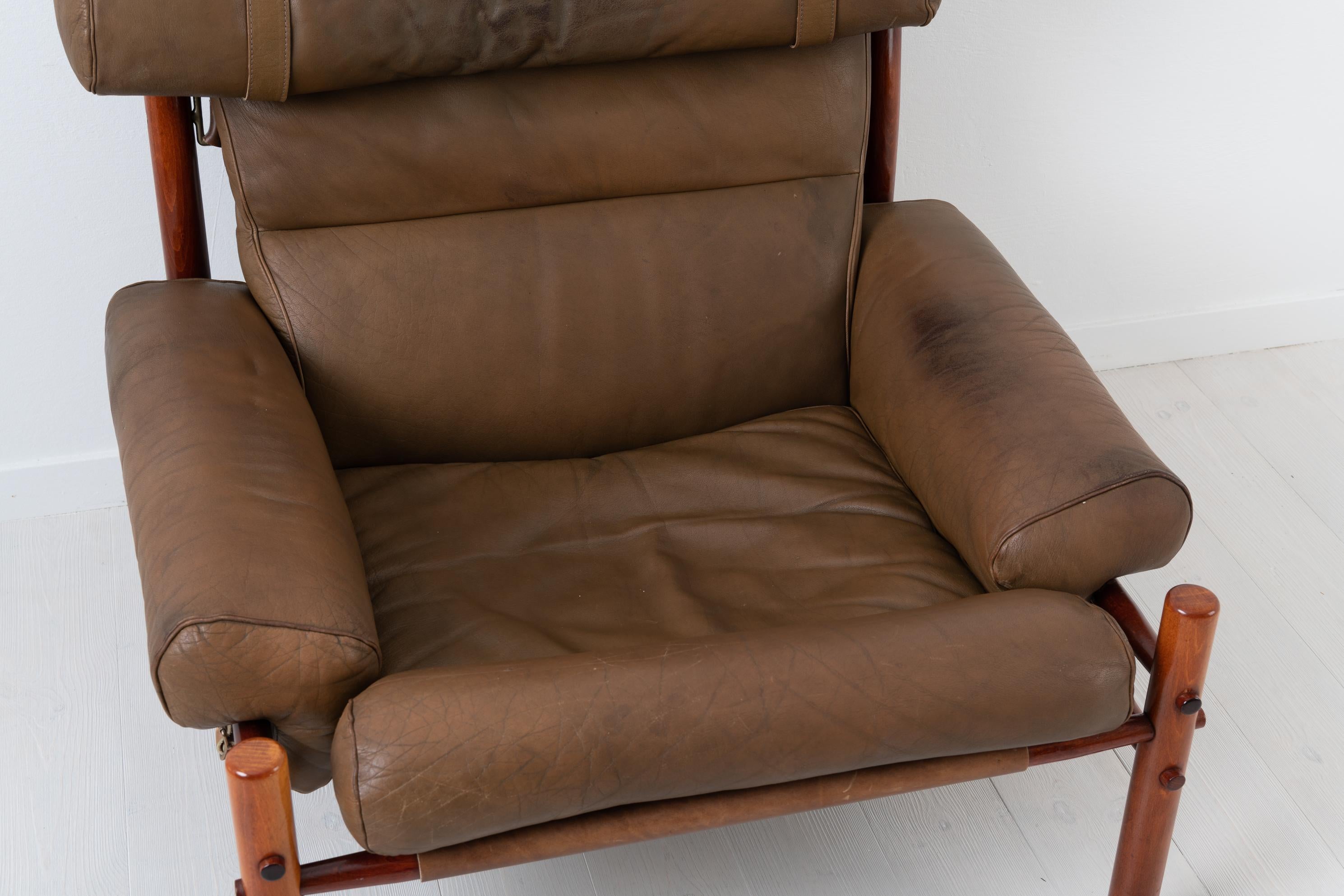 Scandinavian Modern Inca Lounge Chair by Arne Norell 5