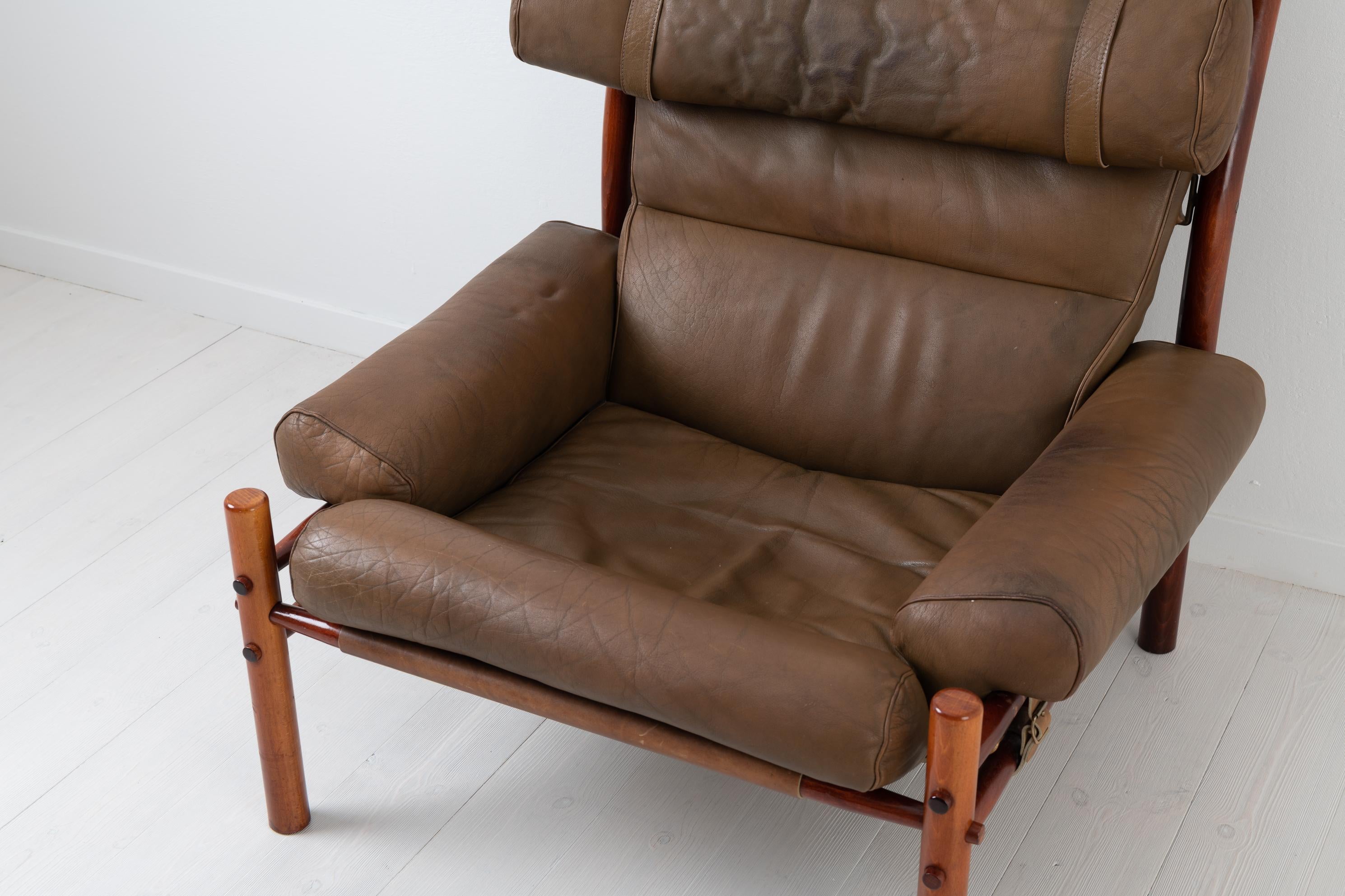 Scandinavian Modern Inca Lounge Chair by Arne Norell 6