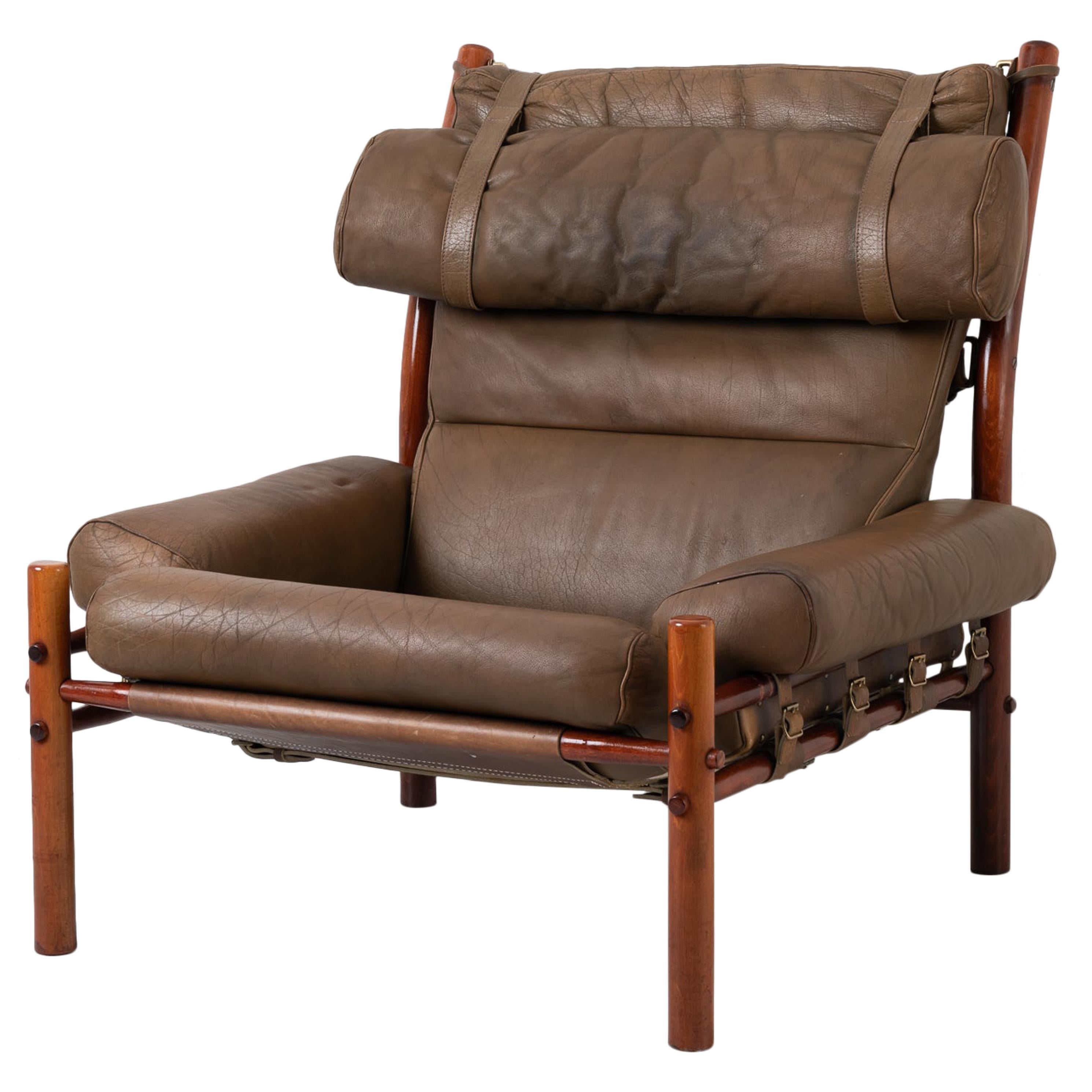 Scandinavian Modern Inca Lounge Chair by Arne Norell