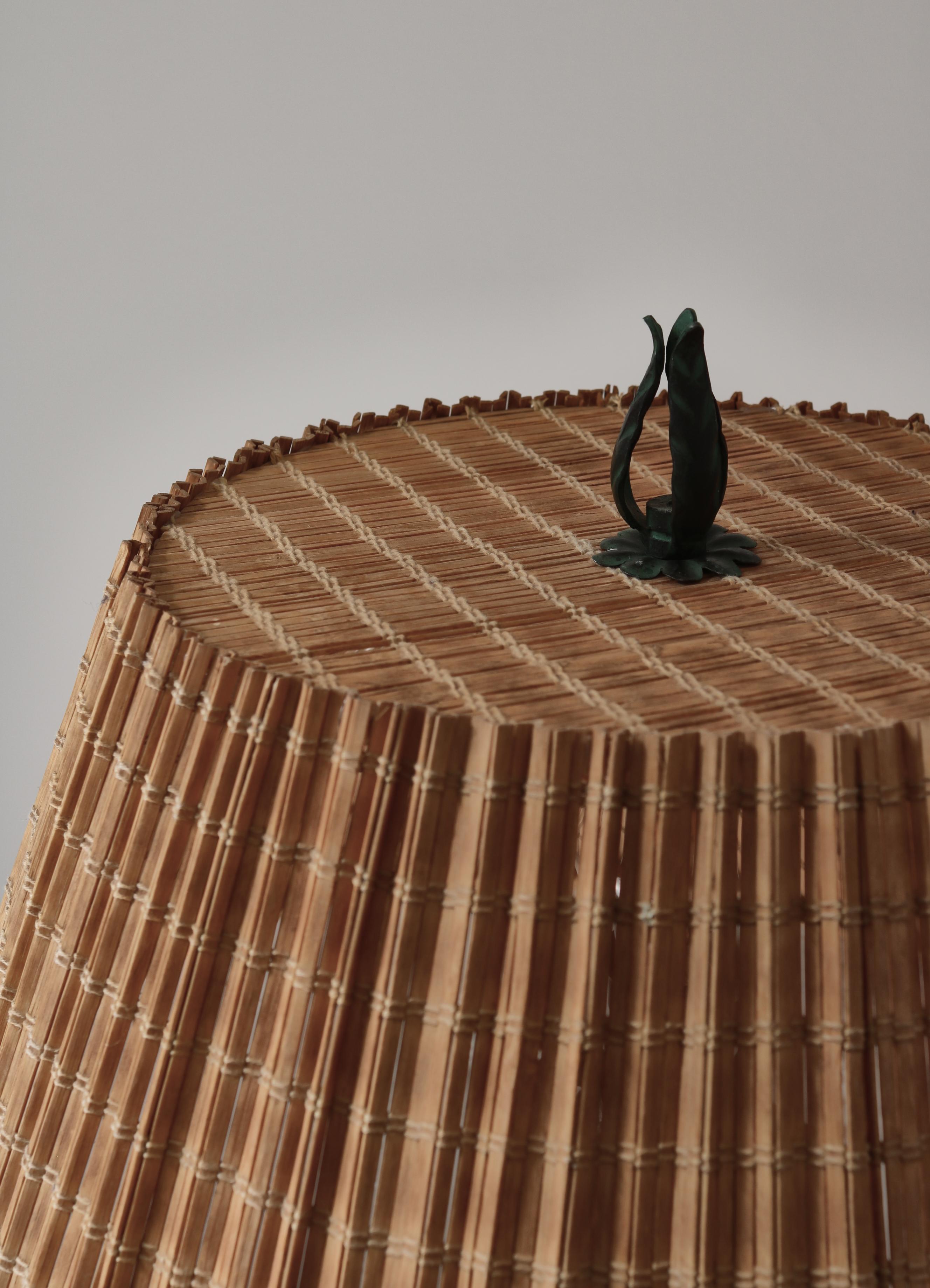 Lampadaire scandinave vert Taidetakomo Hakkarainen, Finlande, années 1930 en vente 6