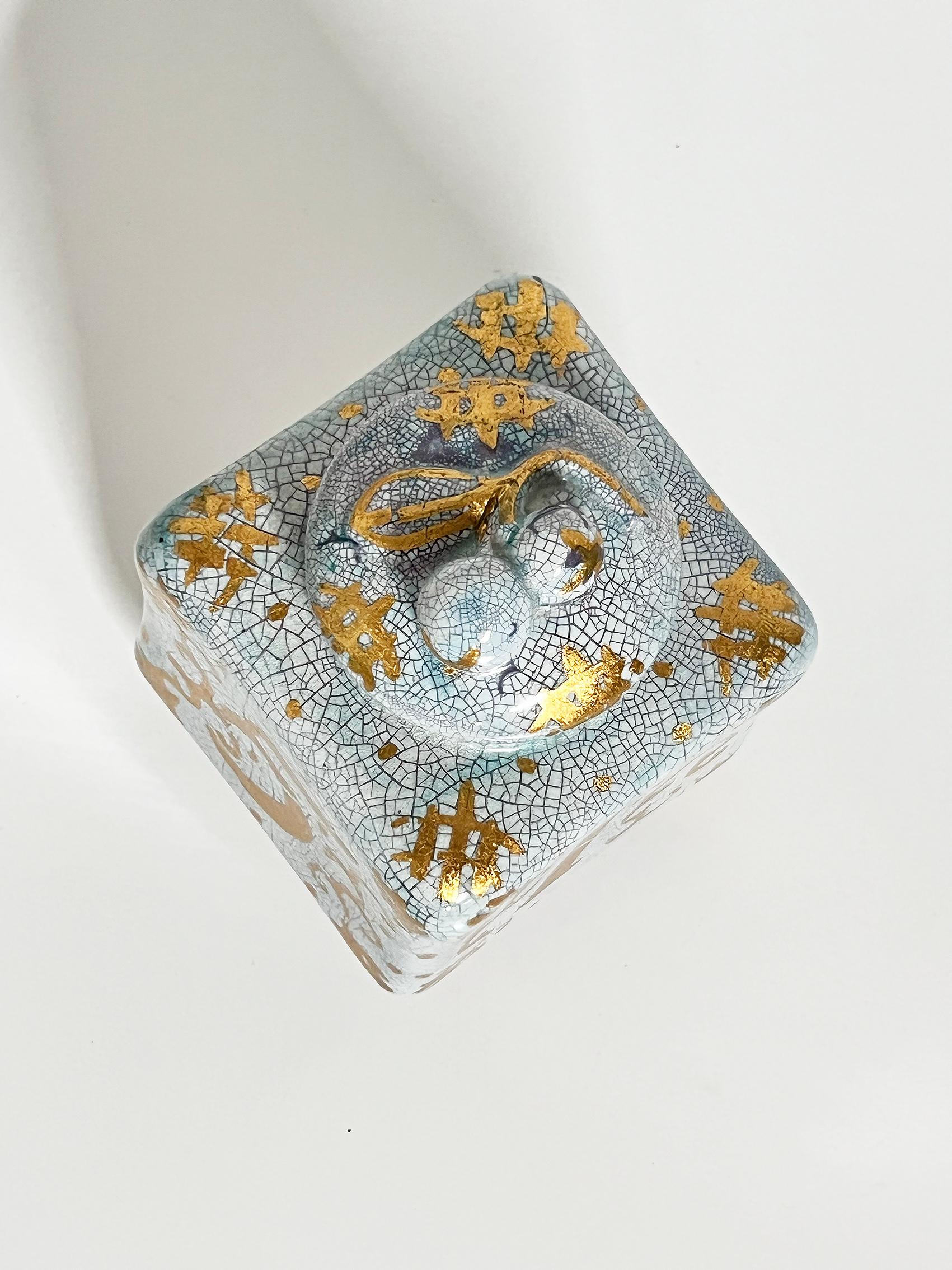 Inizio XX secolo Vaso in ceramica smaltata The Modern Scandinavian, Wilhelm Kåge, Gustavsberg -1925 in vendita