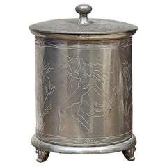Scandinavian Modern Jar in Pewter, Sweden -1925