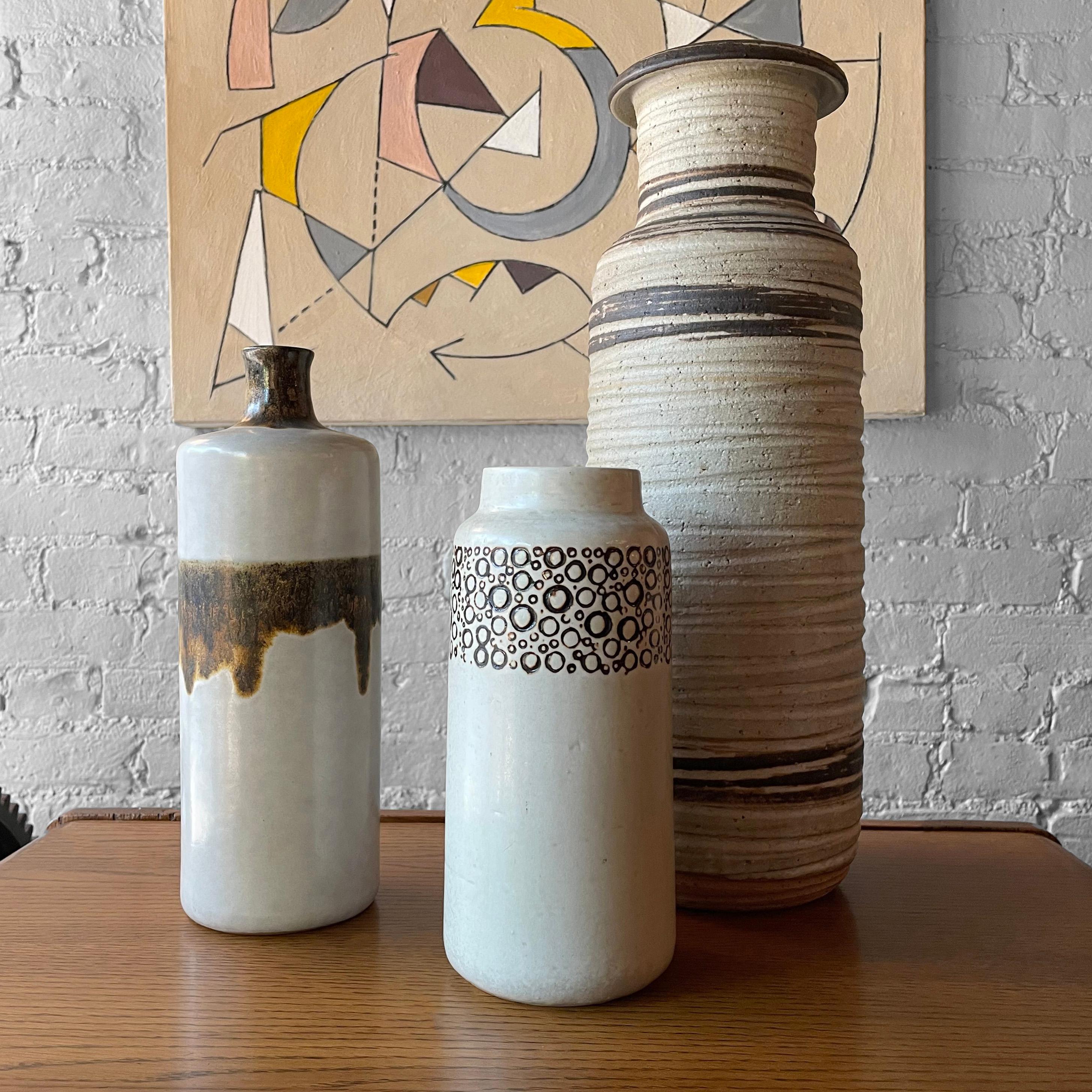 Skandinavische moderne Vase „Kreta“ von Britt-Louise Sundell für Gustavsberg Studio (Keramik) im Angebot