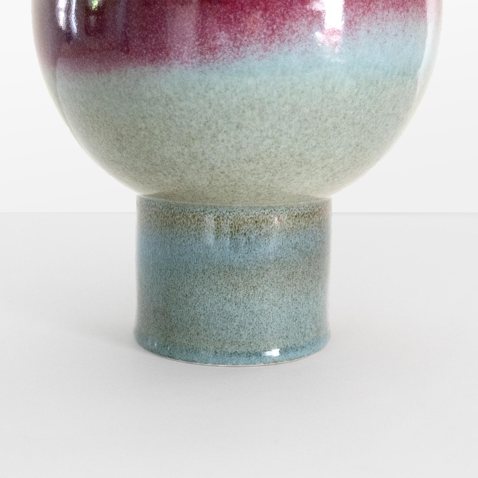 Moderne skandinavische große Keramikvase, „Pop“-Vasen aus Rörstrand, Schweden im Angebot 2