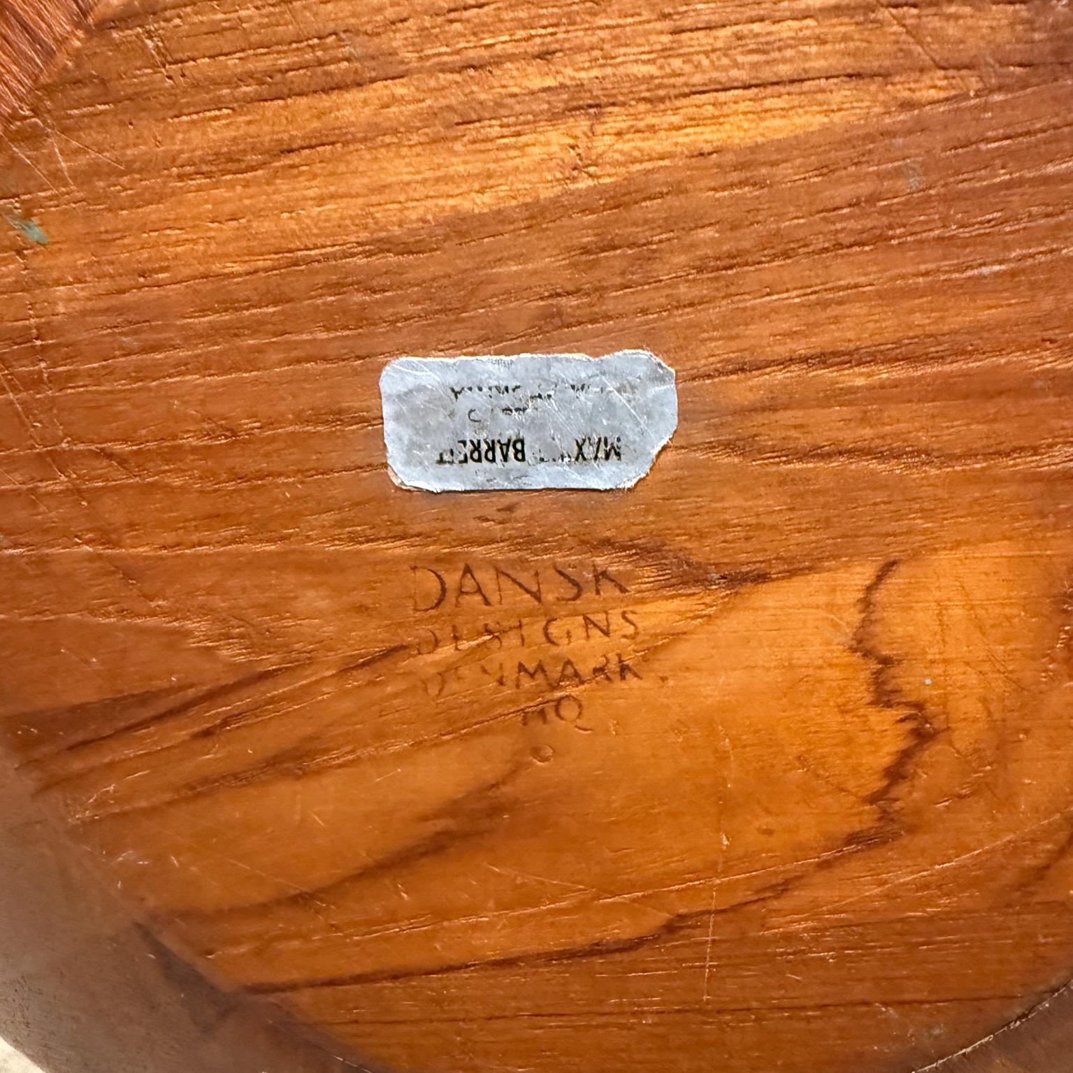 Mid-20th Century Scandinavian Modern Large Dansk Staved Teak Bowl Jens Quistgaard For Sale