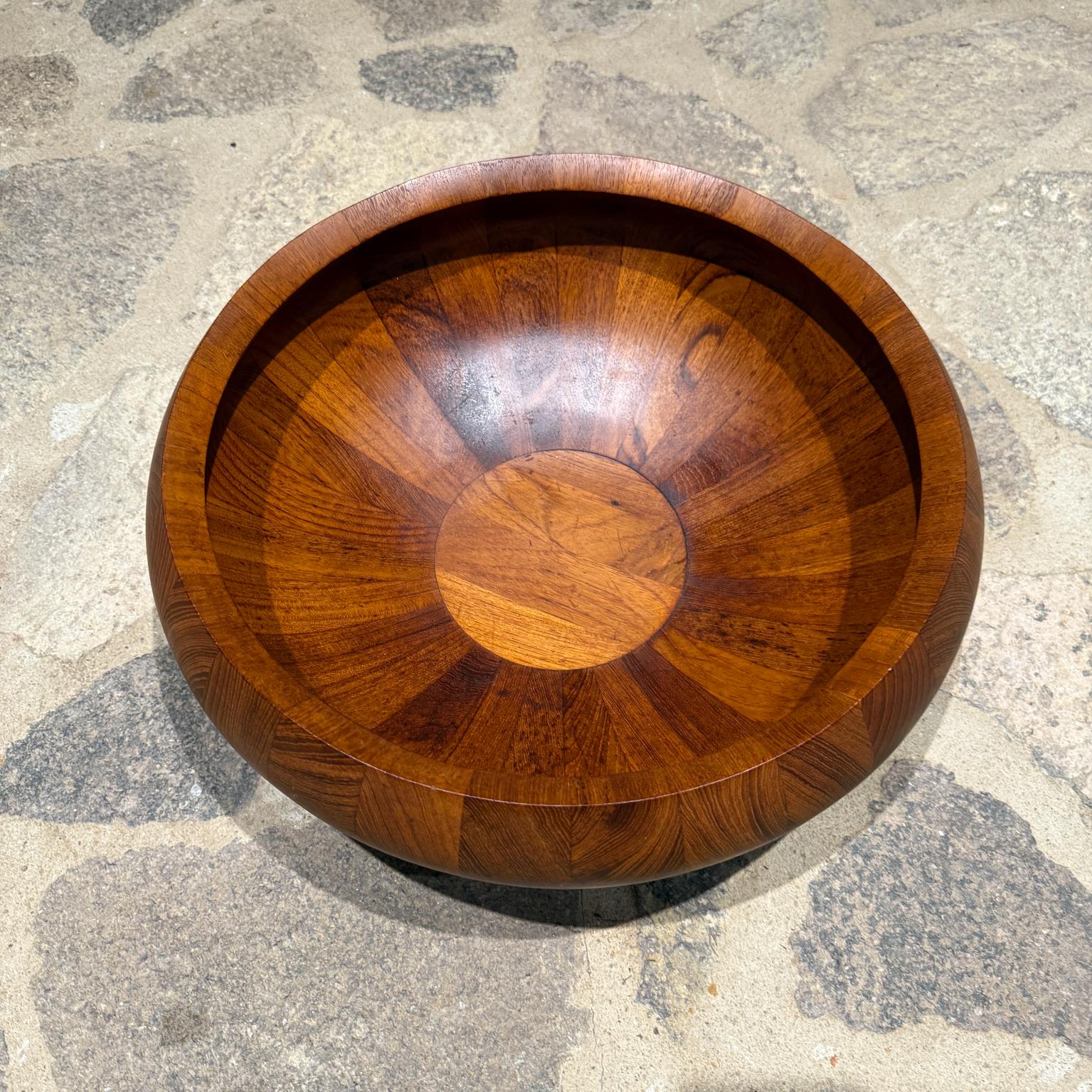 Scandinavian Modern Large Dansk Staved Teak Bowl Jens Quistgaard For Sale 2