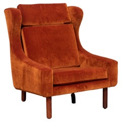 Scandinavian Modern Large Lounge Chair