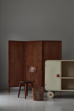 Scandinavian Modern Large Sideboard or Cabinet on Wheels, 1930s Functionalism