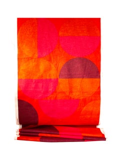 Grand tissu scandinave moderne signé "Timmer", design Sven Markelius, 1958