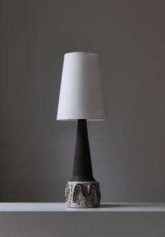 The Moderns Modernity Large Stoneware Table Lamp by Henri Keramik, Denmark, 1960s