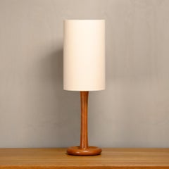 Lampada da tavolo o da terra in stile moderno scandinavo, in teak massiccio, per Dyrlund, anni ’70