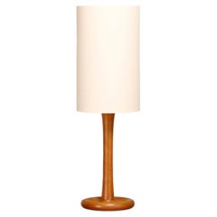 Scandinavian Modern Large Table or Floor Lamp solid Teak for Dyrlund, 1970s