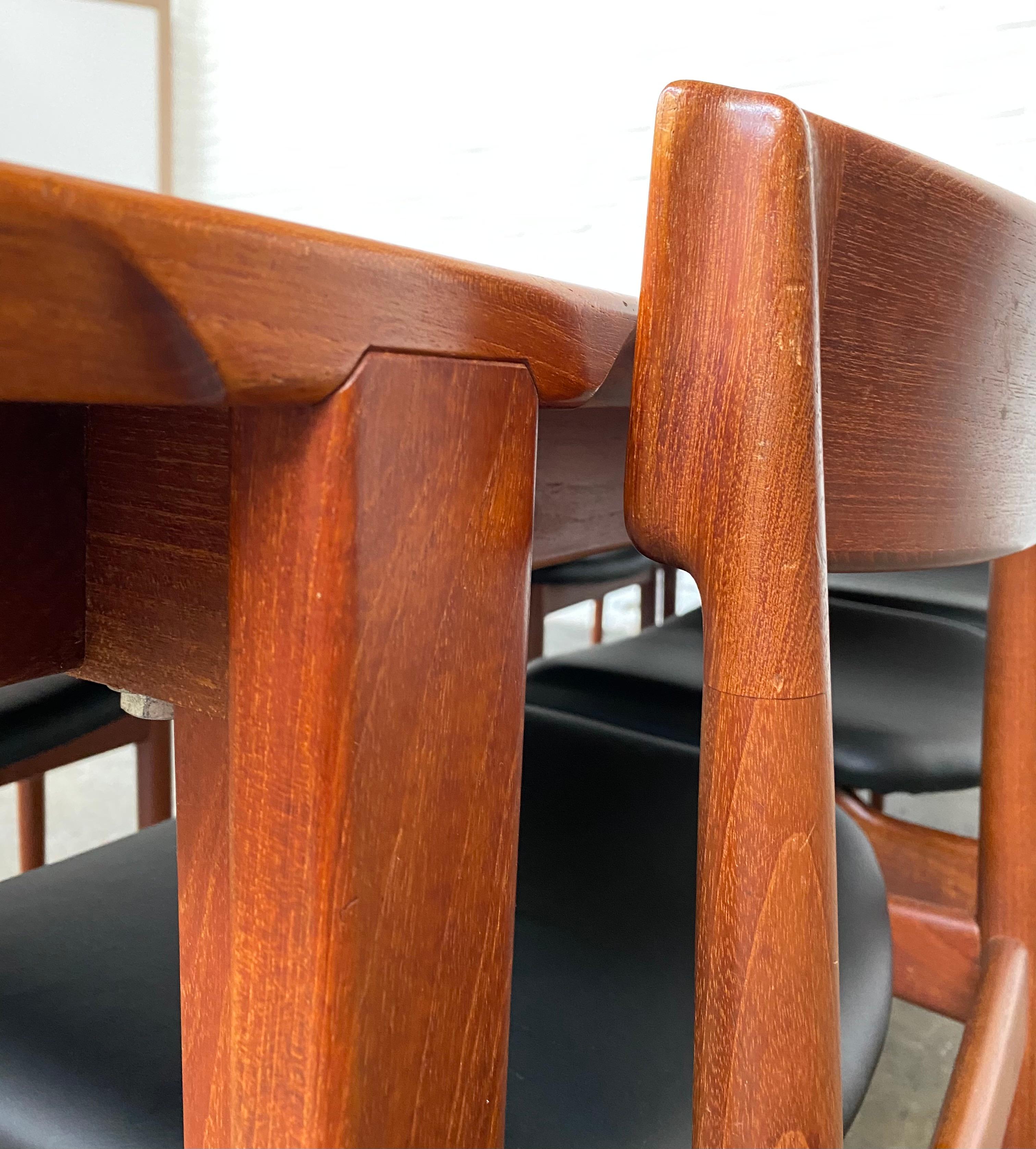 teak dining room table